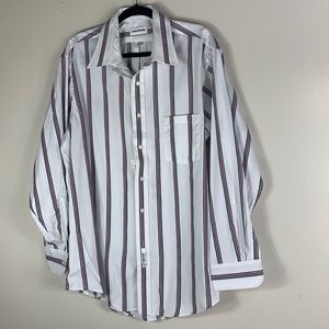 New John Weitz Men's Shirt Cotton White Multicolored
